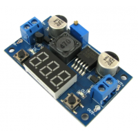 Понижающий преобразователь напряжения с вольтметром на LM2596